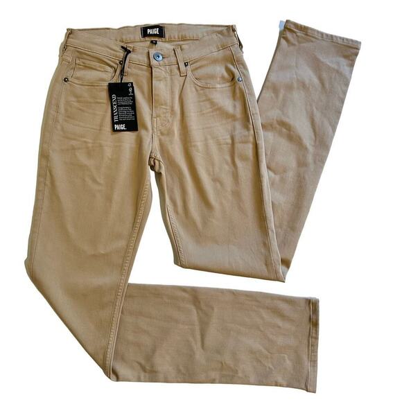 NWT Paige Federal Slim Slate Toasted Almond 28x32 - Picture 1 of 7